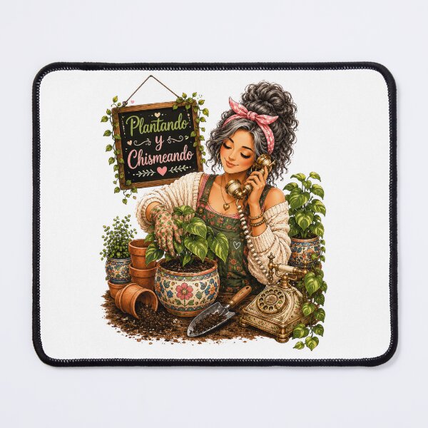 Item preview, Plant Mom Plantando y Chismeando designed and sold by CottageGardenCo.