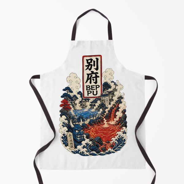 Item preview, Beppu Japan Vintage Travel Tourism Art designed and sold by TravelersGems.