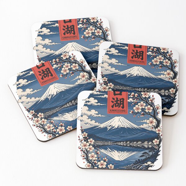 Item preview, Kawaguchiko Japan Mount Fuji Vintage Travel Art designed and sold by TravelersGems.