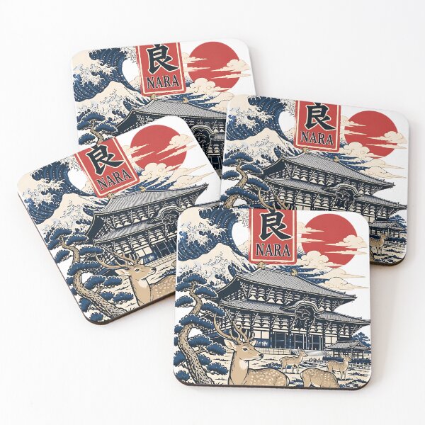 Item preview, Nara Japan Vintage Travel Tourism Art designed and sold by TravelersGems.