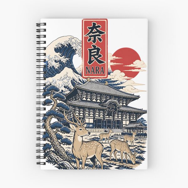 Item preview, Nara Japan Vintage Travel Tourism Art designed and sold by TravelersGems.