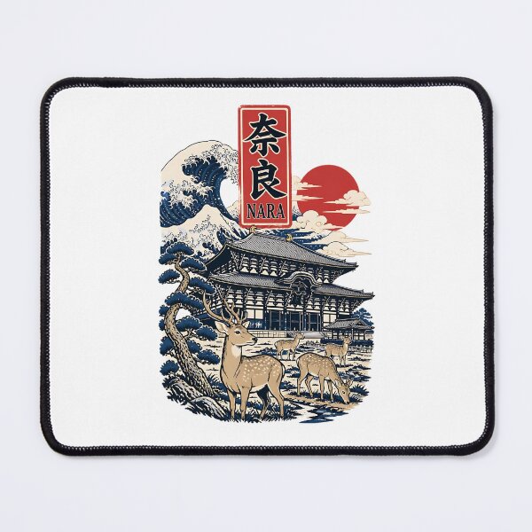 Item preview, Nara Japan Vintage Travel Tourism Art designed and sold by TravelersGems.