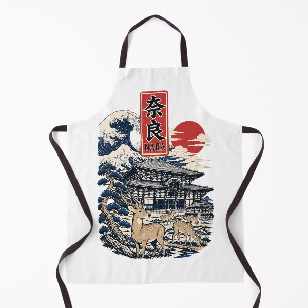 Item preview, Nara Japan Vintage Travel Tourism Art designed and sold by TravelersGems.