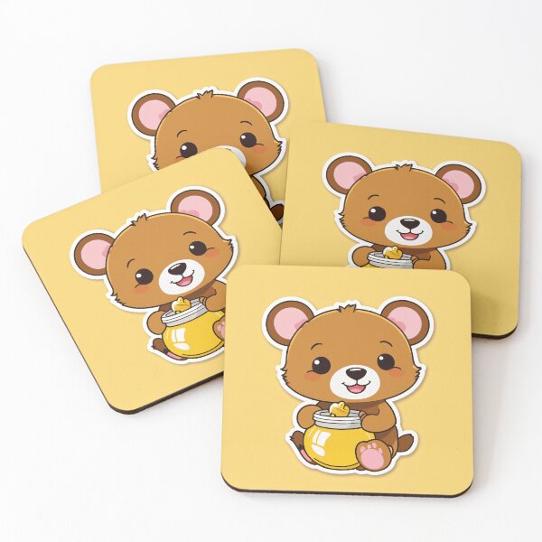 Item preview, Cute Bear Cub - Kawaii Animal Sticker Art designed and sold by CrippiCrippi.