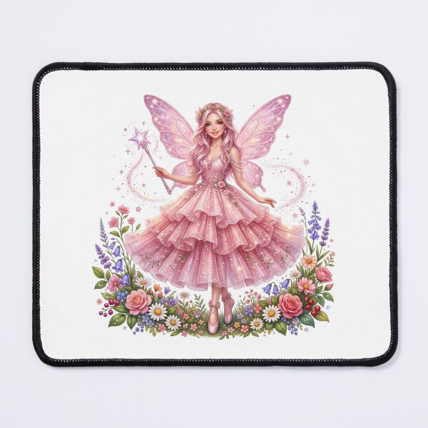 Item preview, Pink Fairy with Magic Wand designed and sold by butterflies-new.