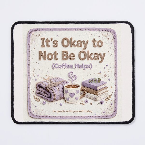 Item preview, it's okay to not be okay (coffee helps) #3 designed and sold by Helios Be. Lavsh.