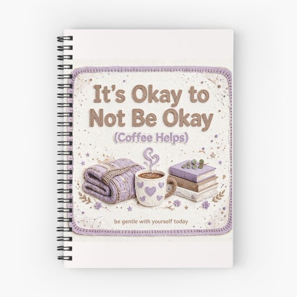 Item preview,  it's okay to not be okay (coffee helps) #3 designed and sold by Helios Be. Lavsh.