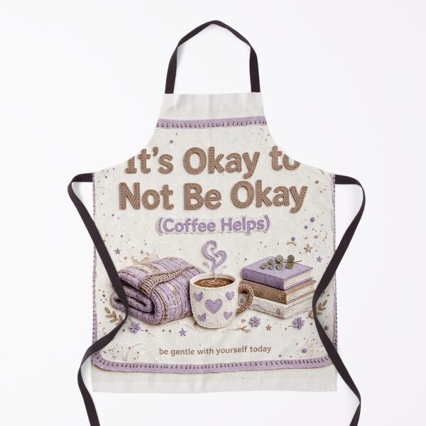 Item preview, it's okay to not be okay (coffee helps) #3 designed and sold by Helios Be. Lavsh.