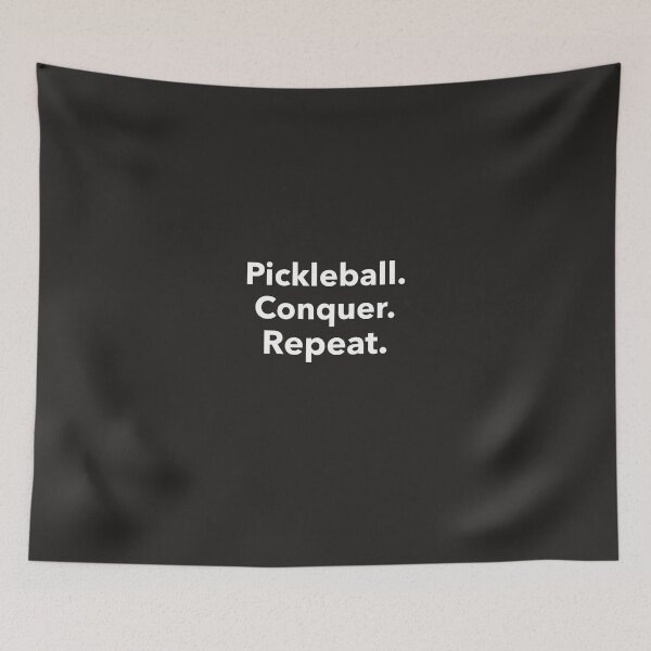 Item preview, Pickleball. Conquer. Repeat. - Pickleball Dad Shirt designed and sold by GreyTee.