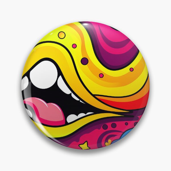 Item preview, Pop Art Whimsical Mouth, Teeth, Tongue Colorful Design designed and sold by DEC02.