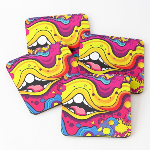 Item preview, Pop Art Whimsical Mouth, Teeth, Tongue Colorful Design designed and sold by DEC02.