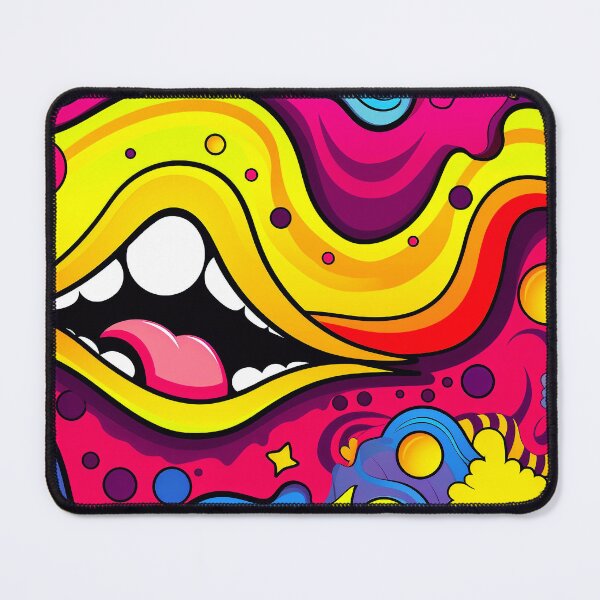 Item preview, Pop Art Whimsical Mouth, Teeth, Tongue Colorful Design designed and sold by DEC02.