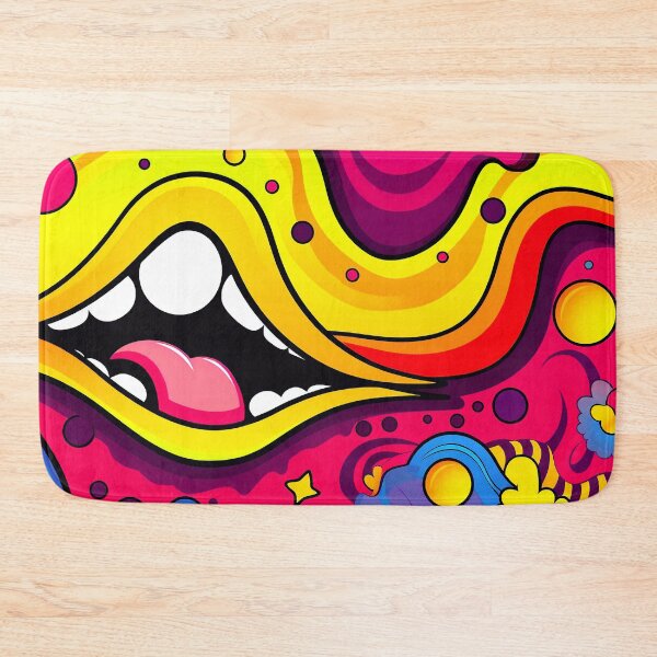Item preview, Pop Art Whimsical Mouth, Teeth, Tongue Colorful Design designed and sold by DEC02.