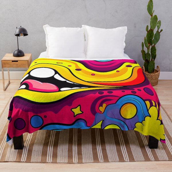Item preview, Pop Art Whimsical Mouth, Teeth, Tongue Colorful Design designed and sold by DEC02.