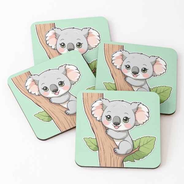 Item preview, Koala Baby - Cute Eucalyptus Sticker designed and sold by CrippiCrippi.