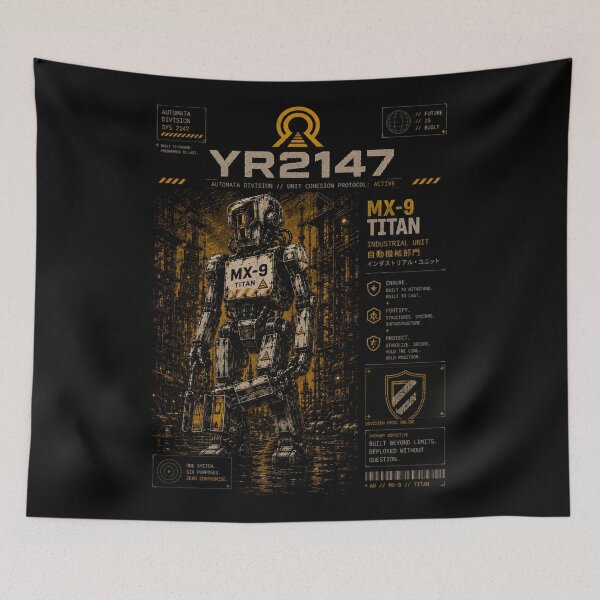 Item preview, YEAR 2147 Futuristic Cyberpunk Sci-Fi Streetwear  designed and sold by TEEJAMBOREE.