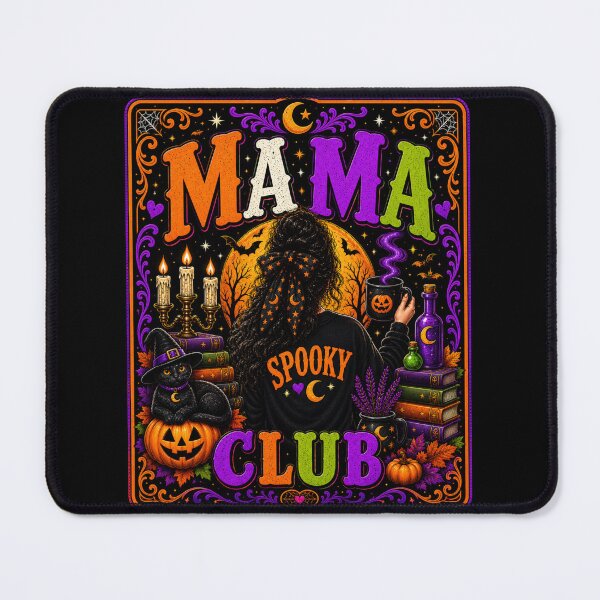 Item preview, Spooky Mama Halloween Club Classic T-Shirt designed and sold by podlook.