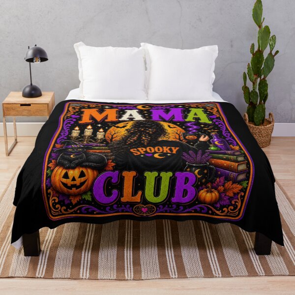Item preview, Spooky Mama Halloween Club Classic T-Shirt designed and sold by podlook.
