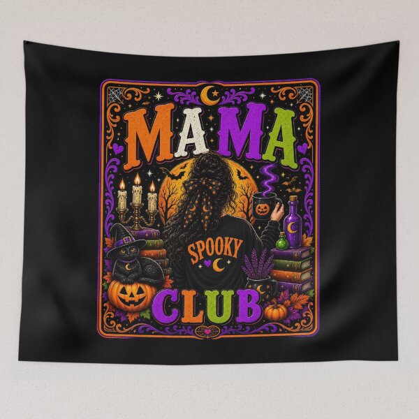 Item preview, Spooky Mama Halloween Club Classic T-Shirt  designed and sold by podlook.