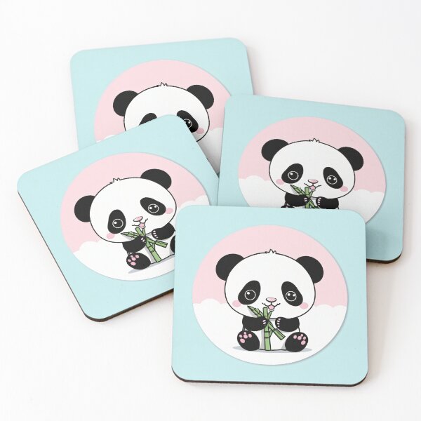 Item preview, Baby Panda - Cute Bamboo Sticker Art designed and sold by CrippiCrippi.