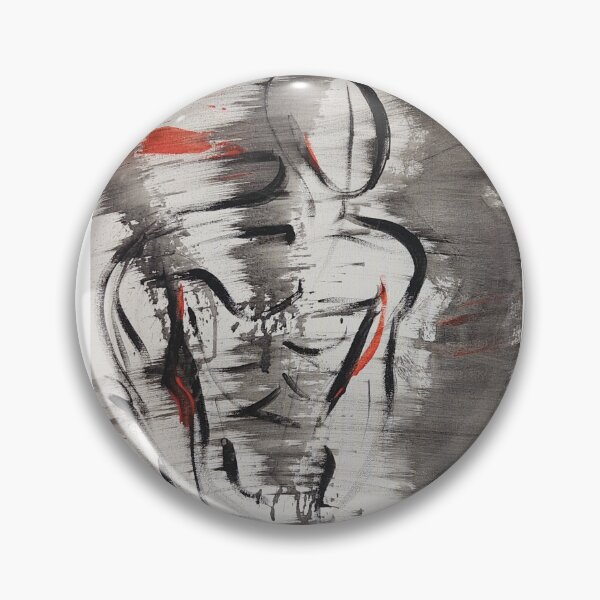 Item preview, Time Hurts Man - Abstract Figurative Painting designed and sold by CinziaBStudio.