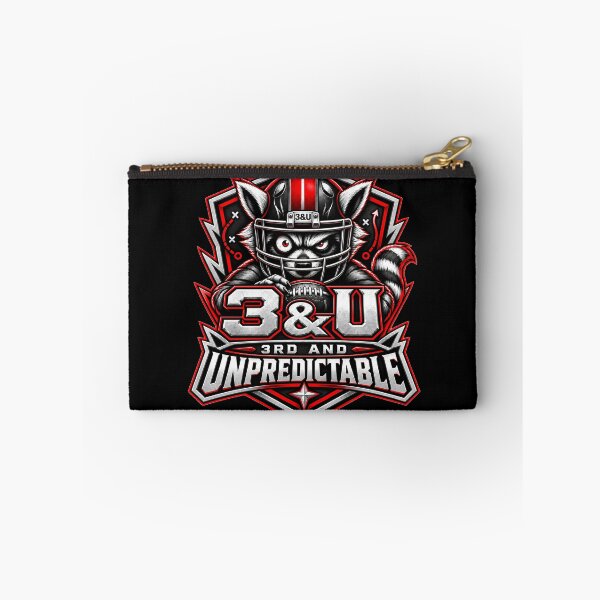 Item preview, 3rd and Unpredictable Raccoon Football designed and sold by gahteeriffico.