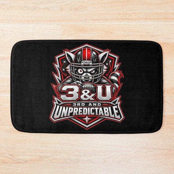 Item preview, 3rd and Unpredictable Raccoon Football designed and sold by gahteeriffico.