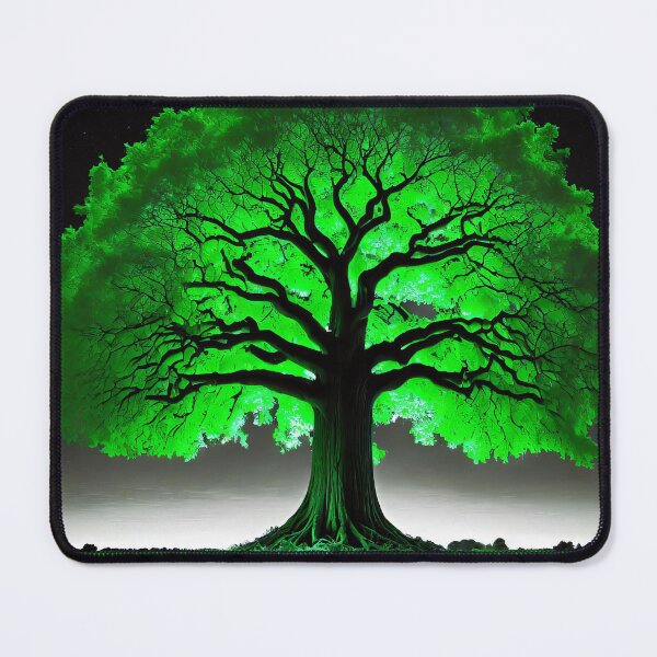 Item preview, Green Glowing Oak Tree designed and sold by NickTshirts.
