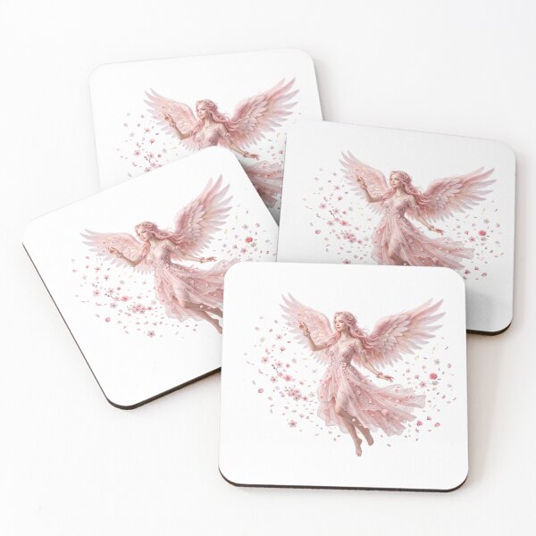 Item preview, Pink Angel with Blossoming Wings designed and sold by butterflies-new.