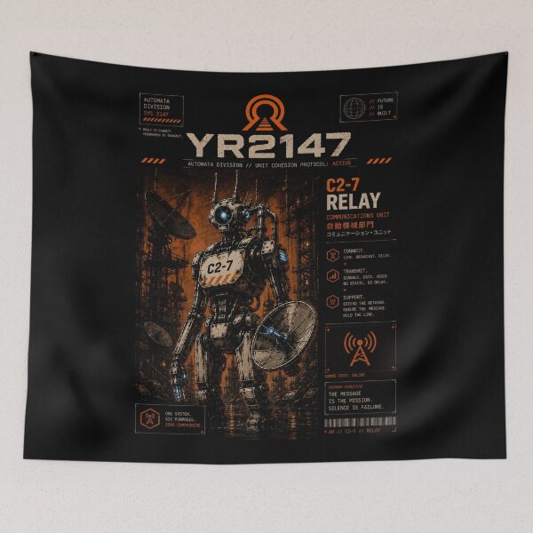Item preview, YEAR 2147 Futuristic Cyberpunk Sci-Fi Streetwear  designed and sold by TEEJAMBOREE.