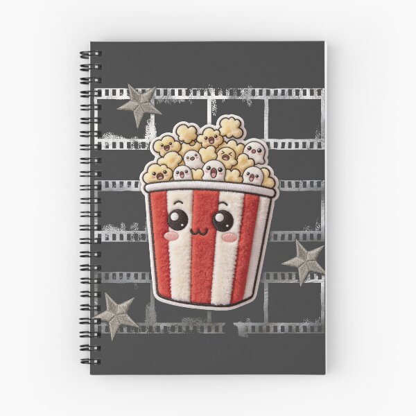 Item preview, Horror Movie Night Kawaii Screaming Popcorn Aesthetic designed and sold by thelexiverse.