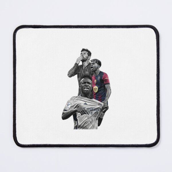 Item preview, Lionel Messi, Vinicius Jr., and Lamine Yamal Soccer Collage designed and sold by annaarthk.