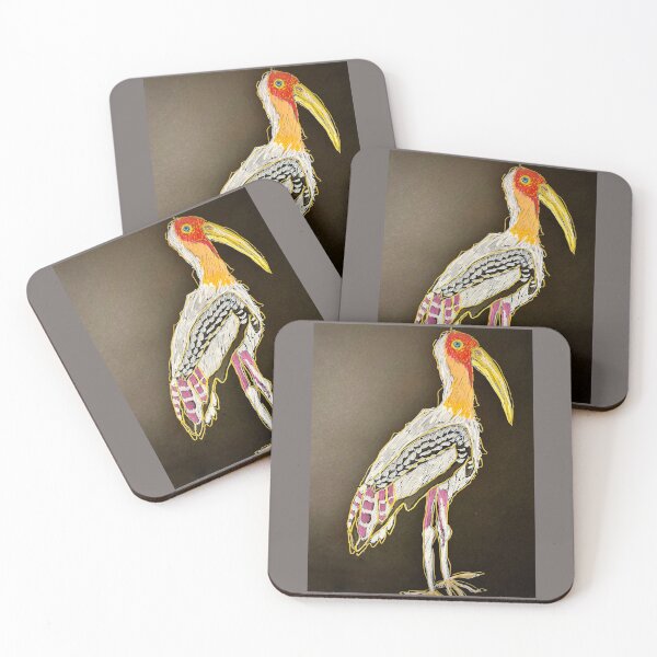 Item preview, painted stork designed and sold by junehog.