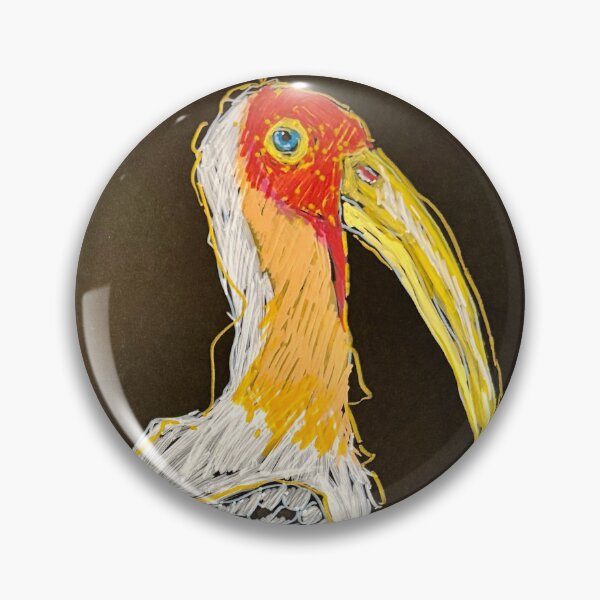 Item preview, painted stork designed and sold by junehog.