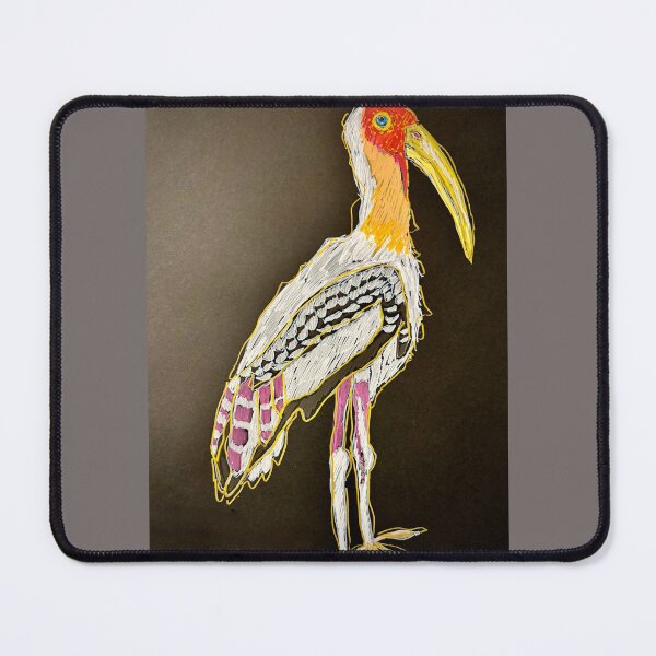 Item preview, painted stork designed and sold by junehog.