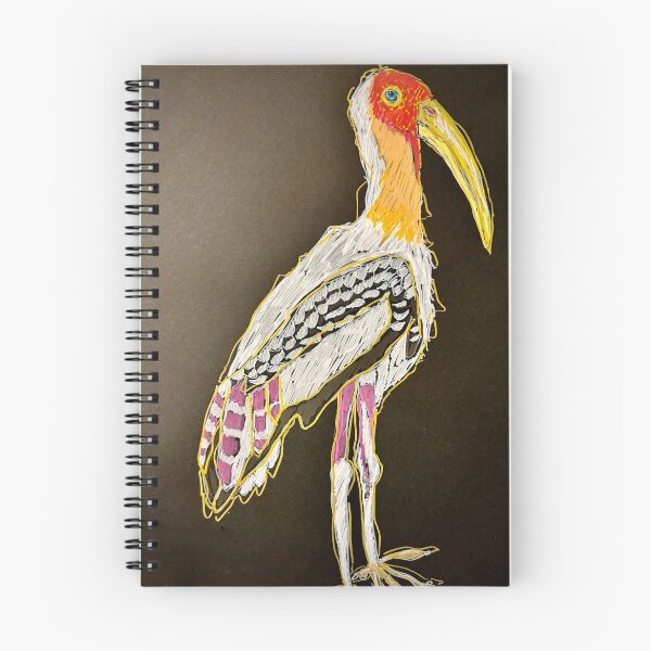 Item preview, painted stork designed and sold by junehog.