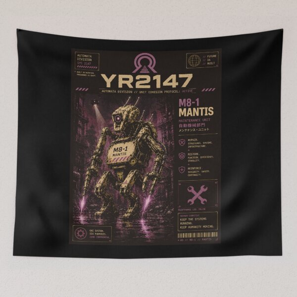 Item preview, YEAR 2147 Futuristic Cyberpunk Sci-Fi Streetwear  designed and sold by TEEJAMBOREE.