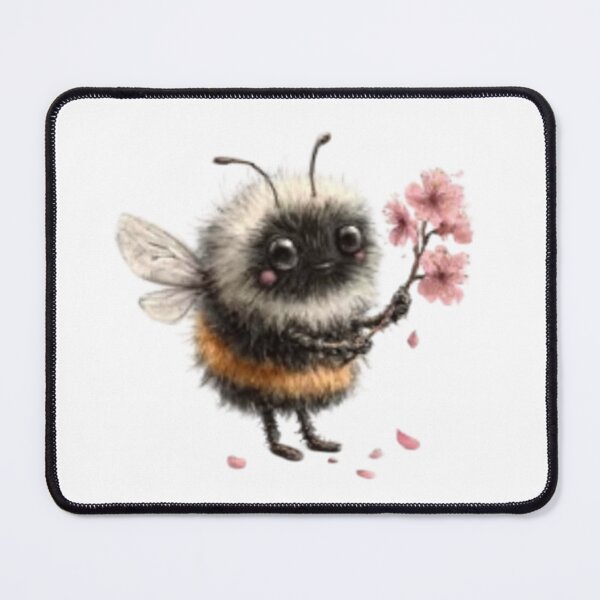 Item preview, Cute Bumblebee with Cherry Blossoms designed and sold by vanndhi.