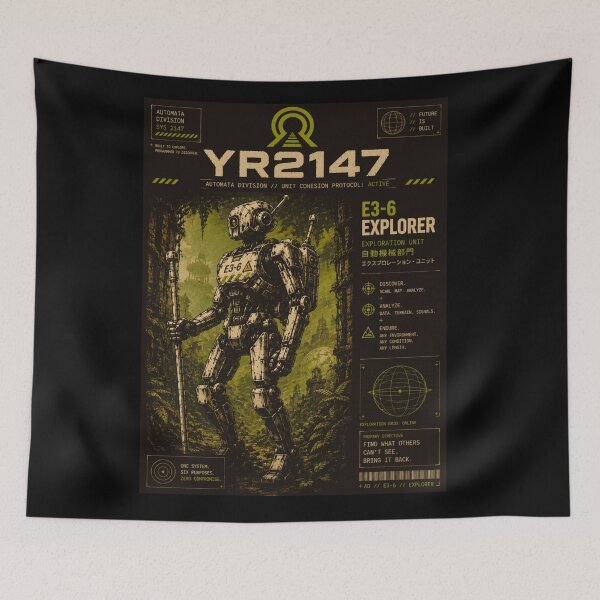 Item preview, YEAR 2147 Futuristic Cyberpunk Sci-Fi Streetwear  designed and sold by TEEJAMBOREE.
