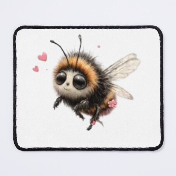 Item preview, Cute Bee with Heart Accents designed and sold by vanndhi.