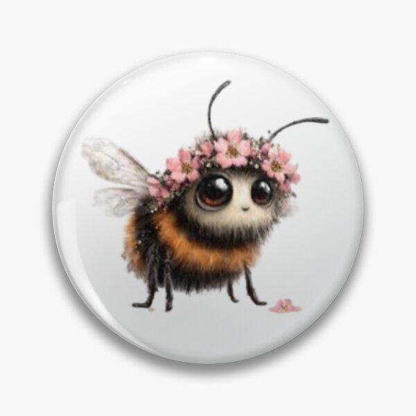 Item preview, Bee with Floral Headband designed and sold by vanndhi.
