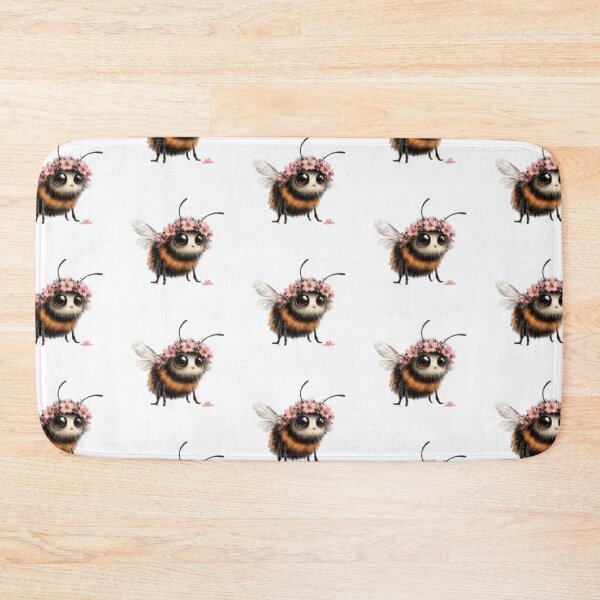 Item preview, Bee with Floral Headband designed and sold by vanndhi.