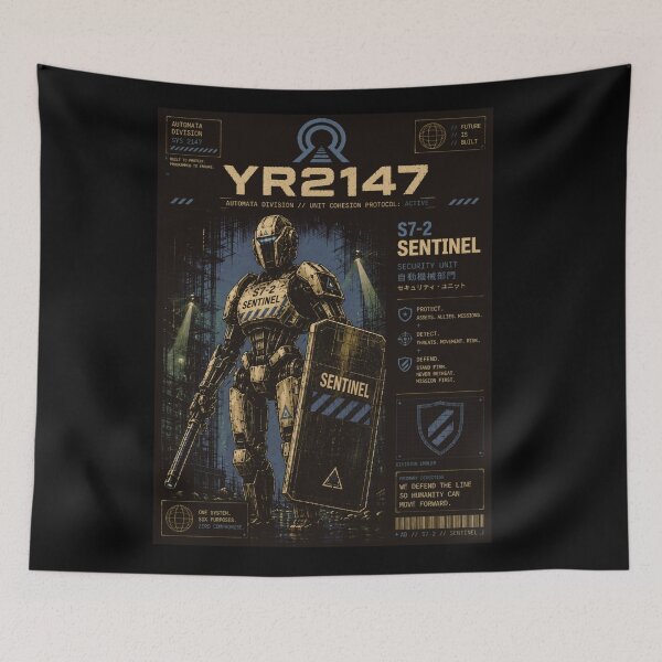 Item preview, YEAR 2147 Futuristic Cyberpunk Sci-Fi Streetwear  designed and sold by TEEJAMBOREE.