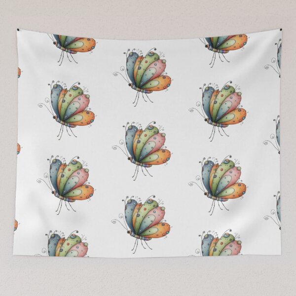 Item preview, Colorful Abstract Butterfly designed and sold by vanndhi.