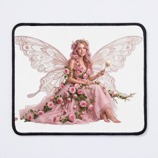 Item preview, Rose Fairy with Elegant Lace Wings designed and sold by butterflies-new.