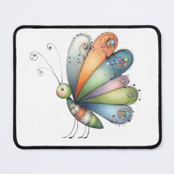 Item preview, Colorful Cartoon Butterfly designed and sold by vanndhi.
