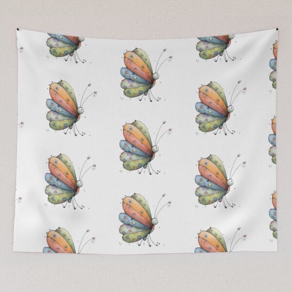 Item preview, Colorful Fantasy Butterfly designed and sold by vanndhi.