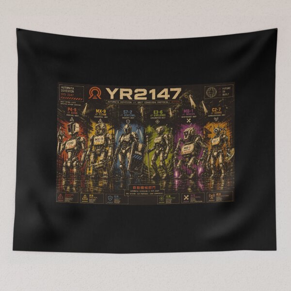 Item preview, YEAR 2147 Futuristic Cyberpunk Sci-Fi Streetwear  designed and sold by TEEJAMBOREE.