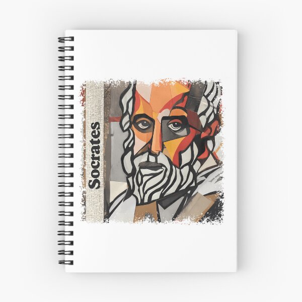 Item preview, Socrates & Ancient Greek Philosophers Collage - Stoicism & Classical Philosophy Decor (T-Shirt, Poster & Sticker) designed and sold by OzzFrequency.