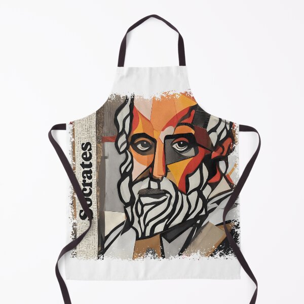 Item preview, Socrates & Ancient Greek Philosophers Collage - Stoicism & Classical Philosophy Decor (T-Shirt, Poster & Sticker) designed and sold by OzzFrequency.